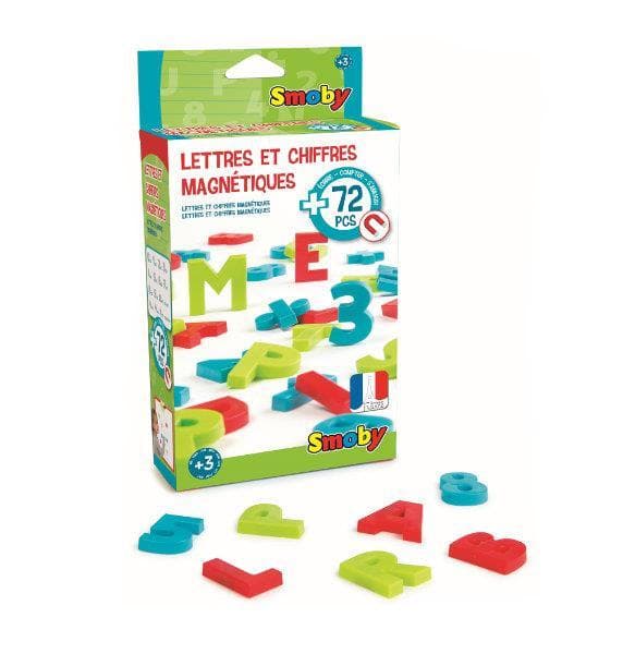 Numbers, letters and signs magnetic 72szt. SMOBY