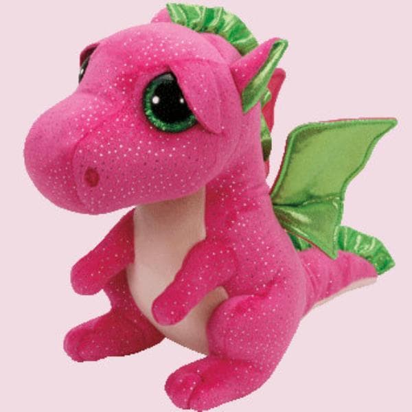 TY BEANIE BOOS DARLA - pink dragon 24cm 37061