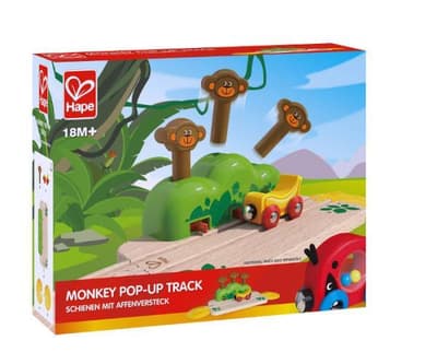 HAPE Train - tor z wyskakującymi małpkami 3809