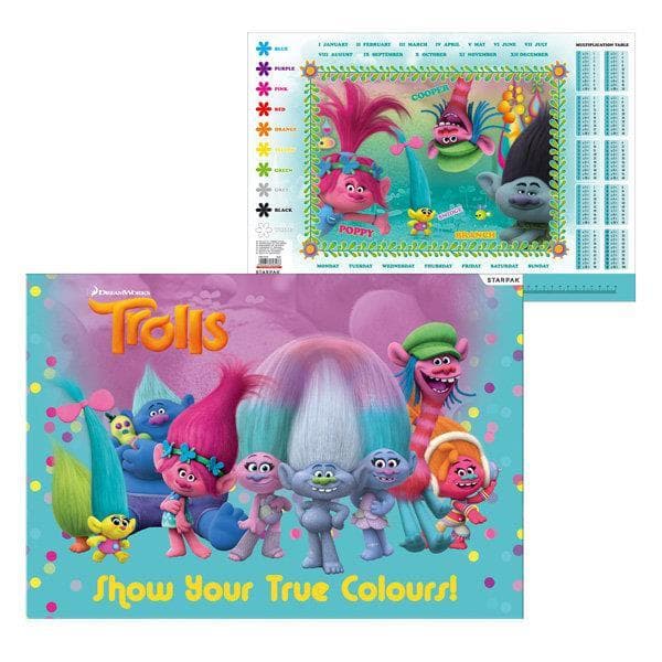 Primer on the desk of cards. okl Trolls
