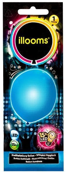 LED balloons - blue 1pak 80053 TM TOYS