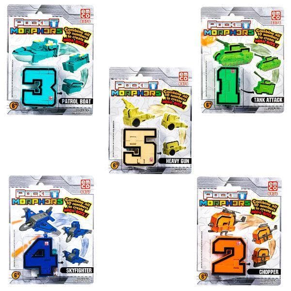 Pocket morphers mix figures blister p20 6888