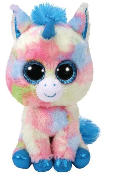 TY BEANIE BOOS BLITZ blue unicorn 24cm 37261