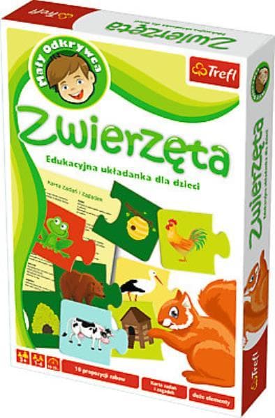 Small Animals of the World Discoverer game Trefl 01595