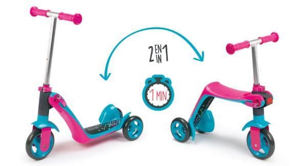 Switch 2in1 scooter pink SMOBY 750603