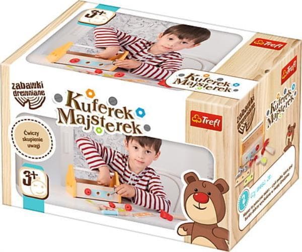 Majsterek toy wooden trunk in a box 60797 TREFL