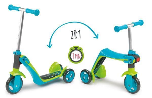 Switch 2in1 scooter blue SMOBY 750605