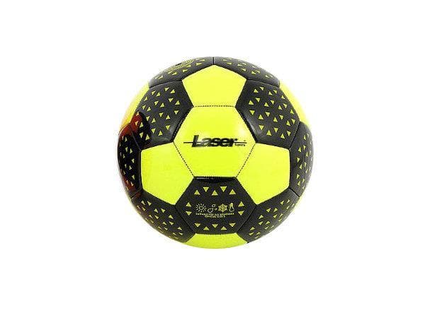 Piłka nożna Laser supreme czarno-seledynowa 464698 ADAR