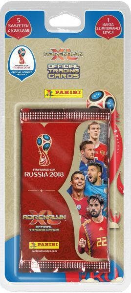 FIFA WORLD CUP RUSSIA 2018 Adrenalyn XL blister 5+1 PANINI