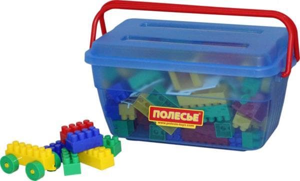Polesie 50410 Klocki Budowniczy 124el kontener