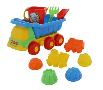 Polesie 1688 set Nr128 "Universal" car-tipper + accessories for sand