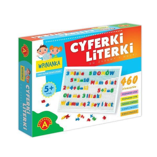 Wpinanka - cyferki i literki 1867
