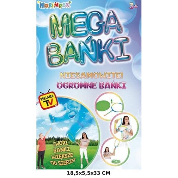 PROMO Bańki mydlane MEGA BAŃKI w pud. p12 NO-1001253, cena za 1szt.