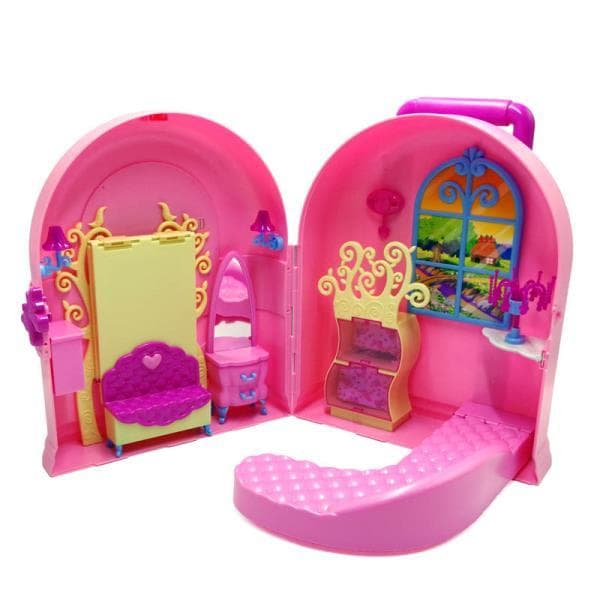 Dollhouse with a suitcase in the living room pud.NO-1000855
