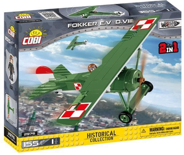 COBI 2976 SMALL ARMY Fokker E.V (D.VIII) - German fighter 155kl p.6