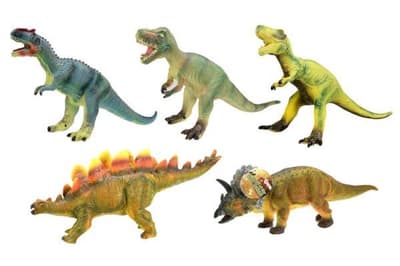 TOI TOYS 37990B Gumowy duży dinozaur Stegozaur