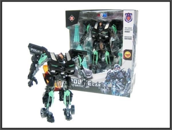 Robot police 24cm black 8820 HIPO