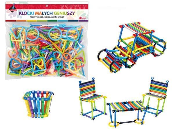 Small blocks Geniuses sticks - 293 items in the bag 102252