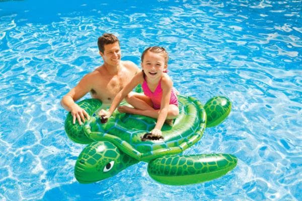 Toy turtle swimming in a box 150x127cm INTEX 57524