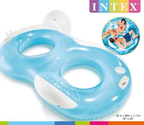 Dual floating chair in a box 198x117cm INTEX 56800