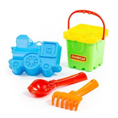 Polesie 7154 Nr265 set: a bucket-small fortress, fortress-sieve, shovel, rake NR2 mold transport Price for 1 pc