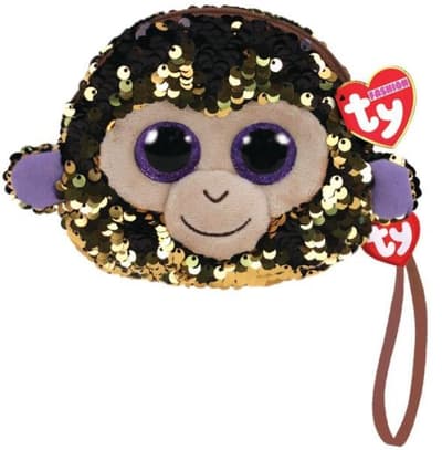 TY Fashion Sequins - cekinowa saszetka na rękę WADDLES- małpka 95222 TY