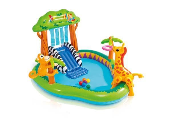 PROMO Jungle with inflatable pool slide 57155NP Intex 216x188x124cm