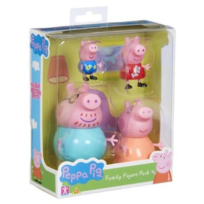 Peppa Zestaw rodzina 4 figurki w pudełku 06666