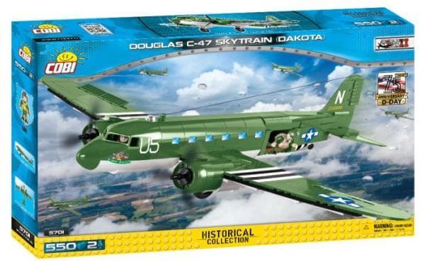 COBI 5701 Historical Collection WWII Douglas C-47 Skytrain (Dakota) D-Day 550kl