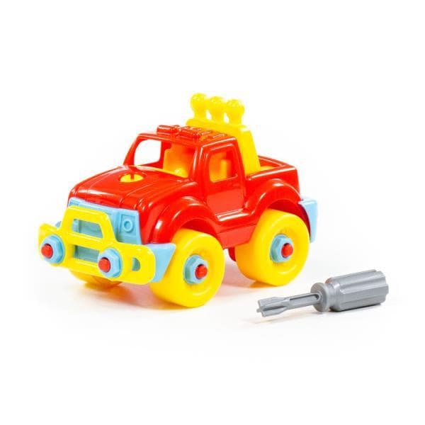 Polesie 78216 Blocks - Transport "Jeep" 22el. in the bag