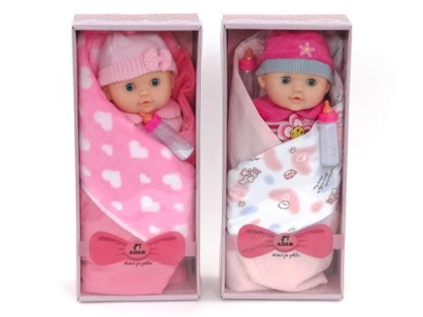 Doll in a sleeping bag with a bottle of 40cm in a box 499706 ADAR price for 1 pc
