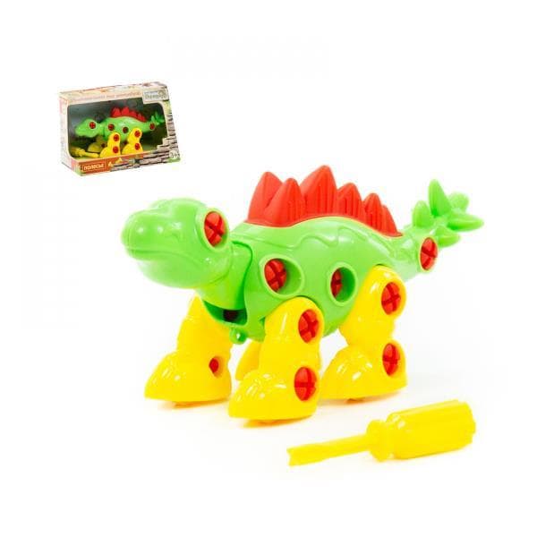 Polesie 76793 Klocki dinozaur "Stegozaur" 30el