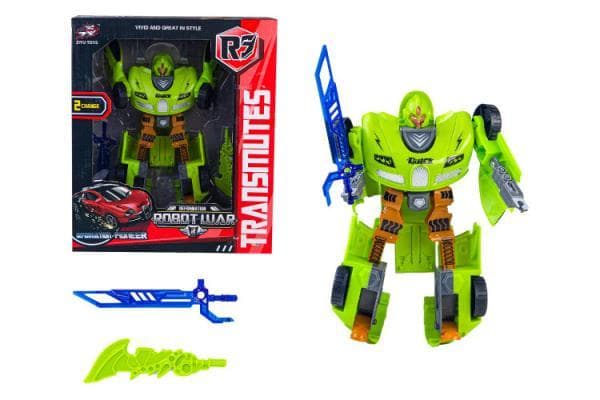 Auto Transformer robot with a gun