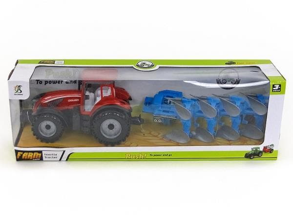 Traktor z pługiem i napędem 506626