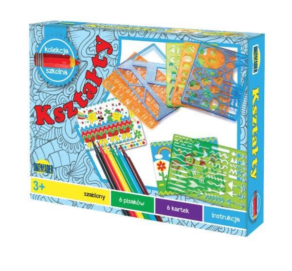 Templates shape - drawing kit in a box 898987
