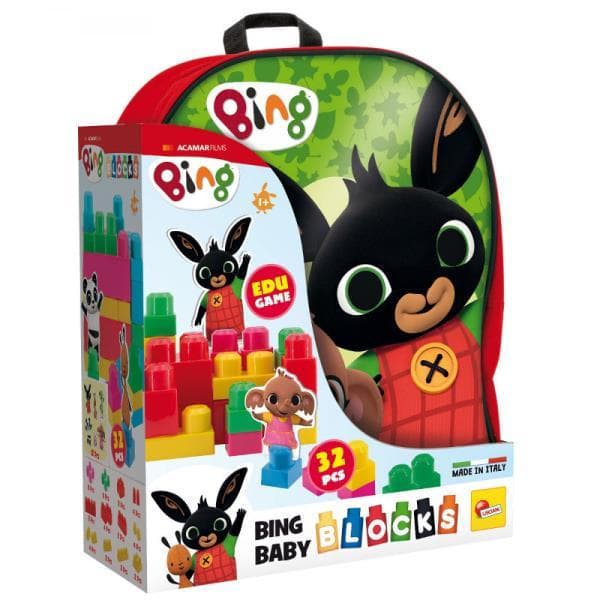 BING backpack with red blocks BLOCKS 32el. 76611 Leaves