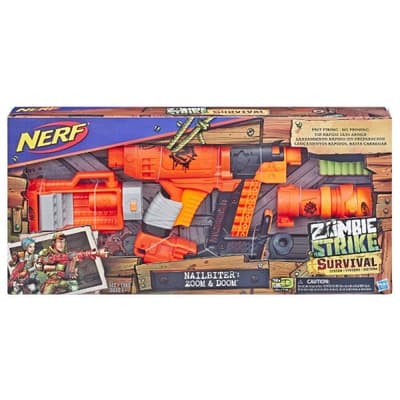 NERF Zombie Nailbiter Zoom and Doom E6163 HASBRO