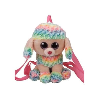 PROMO TY 95005 RAINBOW pluszowy plecak pudel