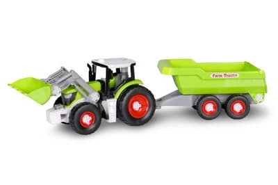 Mini-Farm tractor trailer rolling