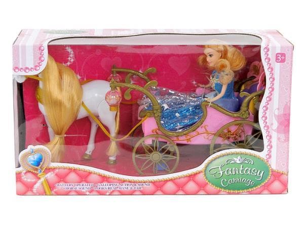 Karoca na baterie z lalką 515406
