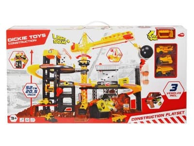 Large set of construction / car / garage 79cm DICKIE CONSTRUCTION