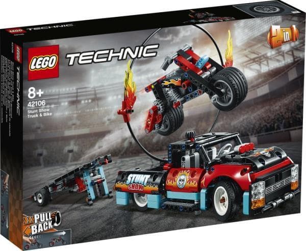 LEGO 42106 TECHNIC Furgonetka i motocykl kaskaderski p3