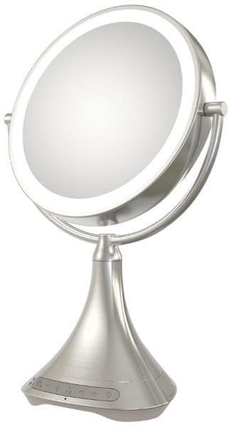iHome Portable iCVBT7 sided cosmetic mirror 23cm / speaker / speakerphone, USB port, Bluetooth