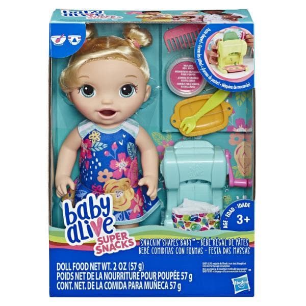 BABY ALIVE Lalka Snackin Shapes blondynka E3694 HASBRO