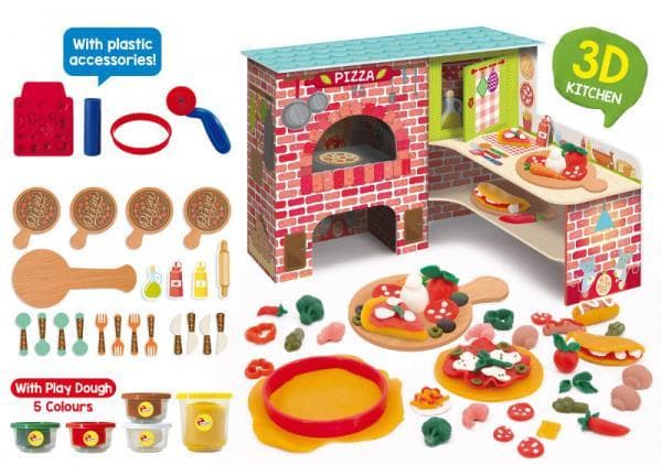 Montessori Pizza Mia + 3D Plasticine 76833 Leaves