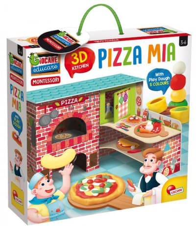 Montessori Pizza Mia + 3D Plasticine 76833 Leaves