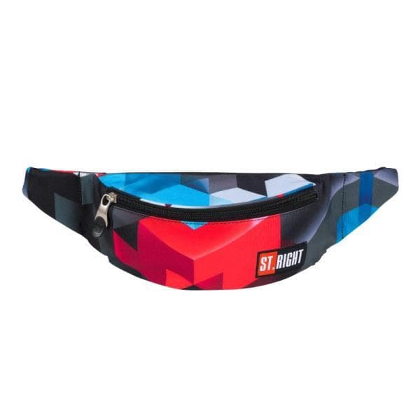 Sachet belt, kidney ST.RIGHT WB-01 Red blocks 3D CACA