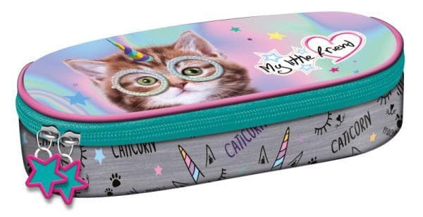 Cases oval pouch with a flap PC1 My Little Friend Cat CACA