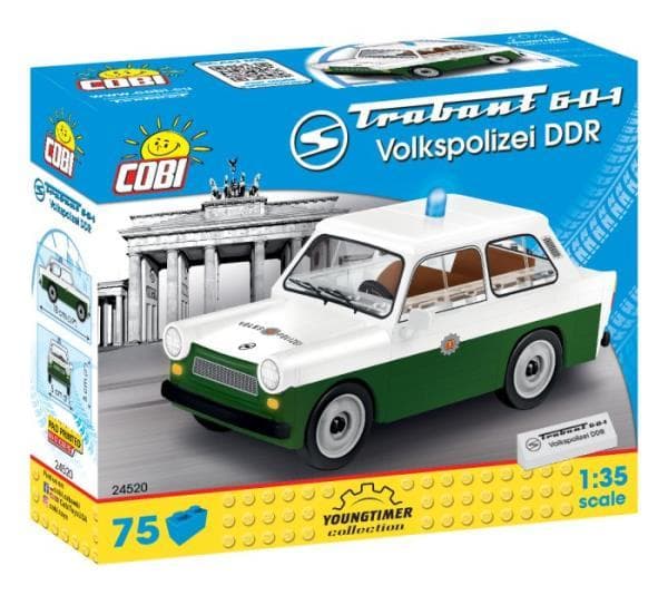 COBI 24520 Youngtimer Trabant 601 Volkspolizei DDR 74 klocki