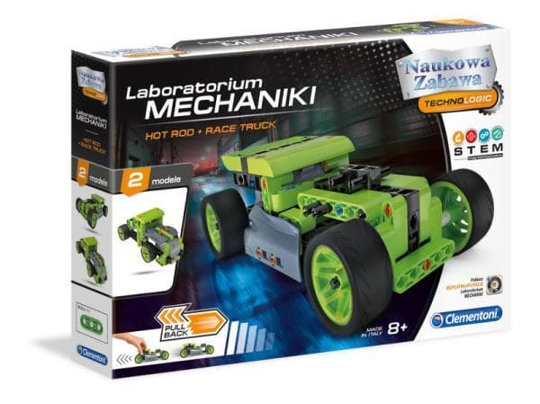 Clementoni Laboratory mechanics and Hot Rod Truck Race 50634
